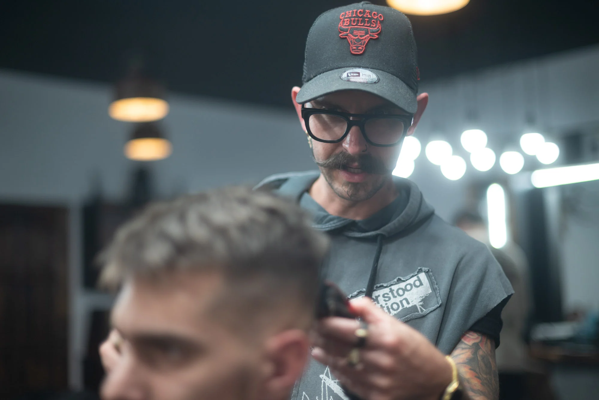 Pillanat a Geronimo’s Barber Shopból