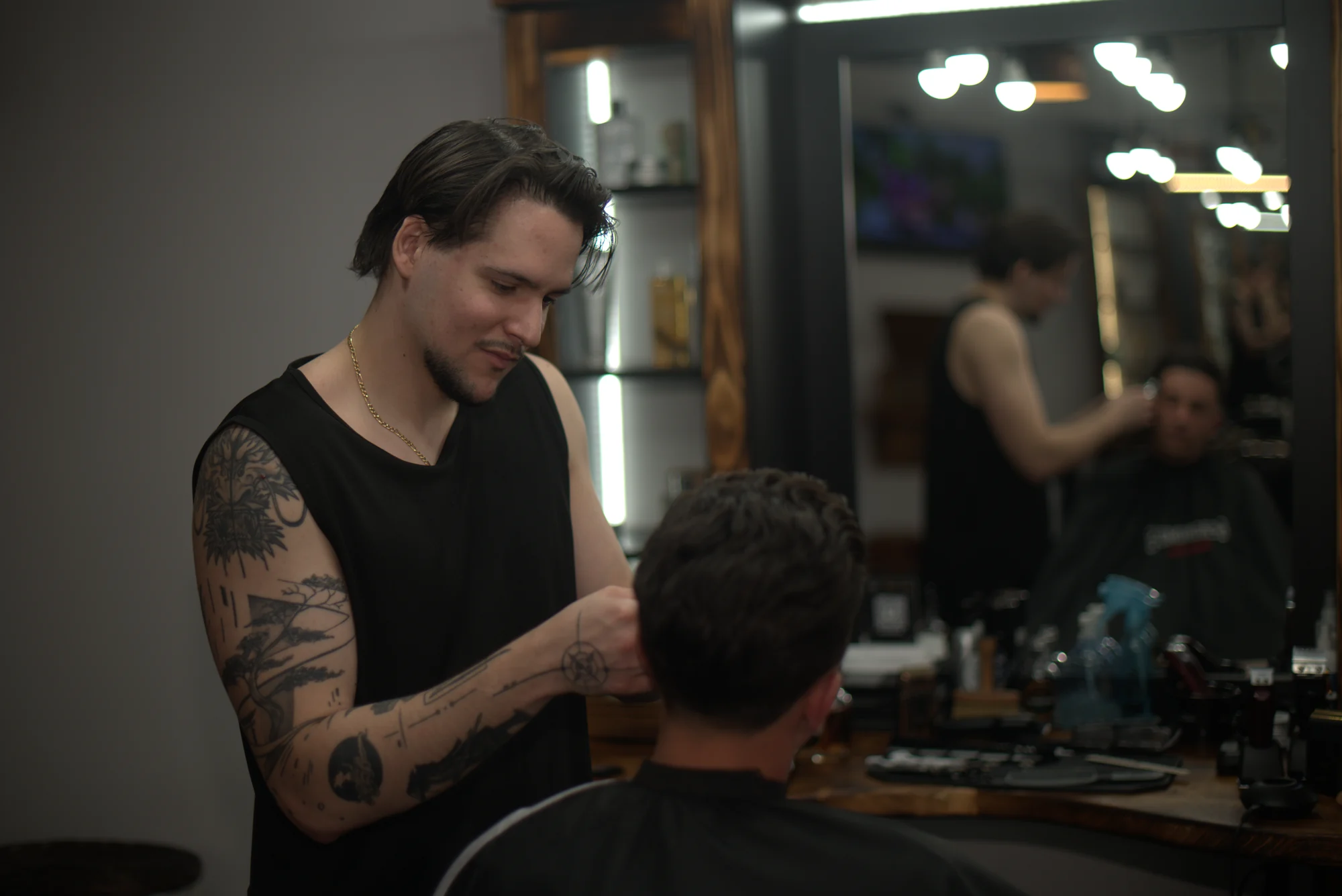 Pillanat a Geronimo’s Barber Shopból