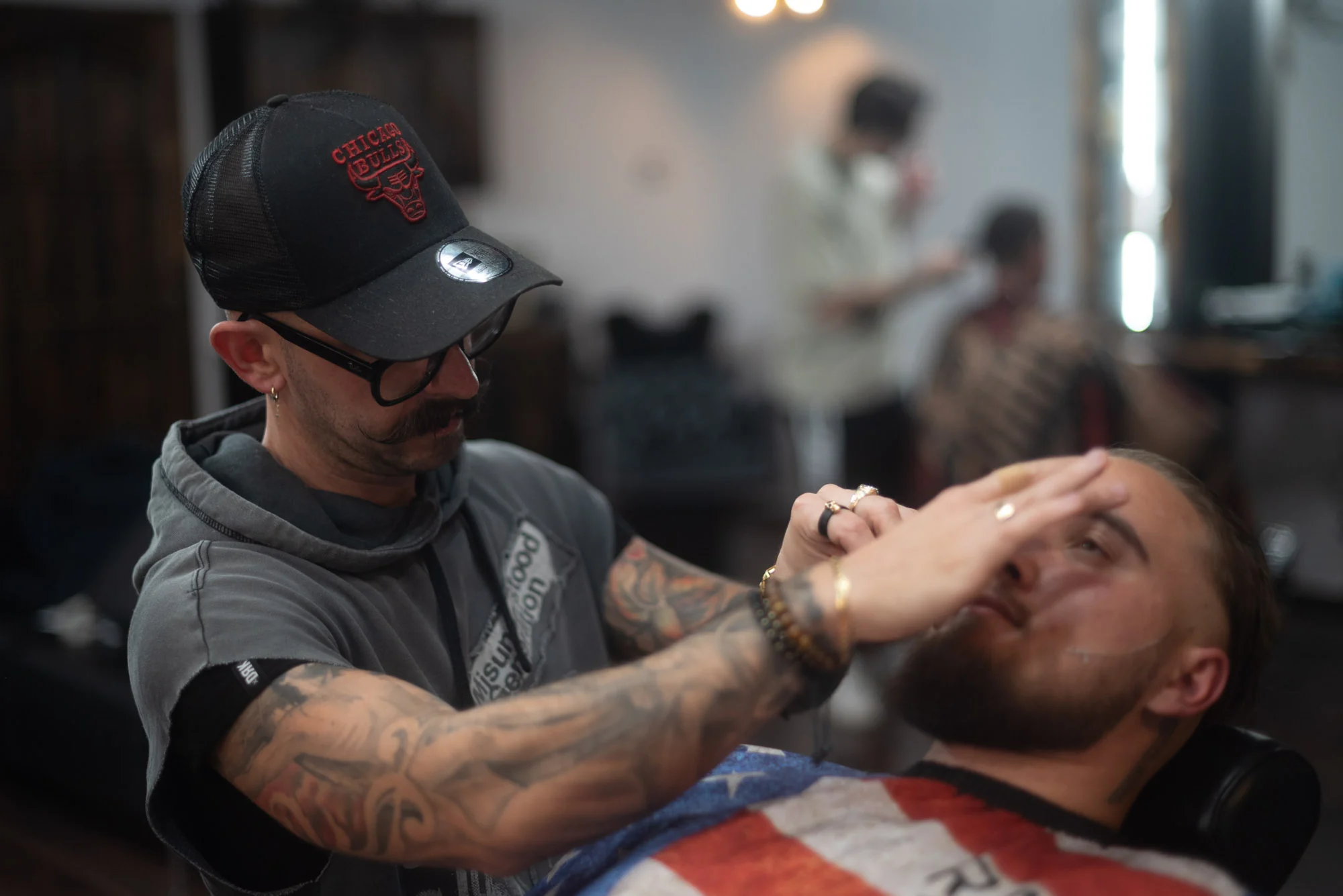 Pillanat a Geronimo’s Barber Shopból