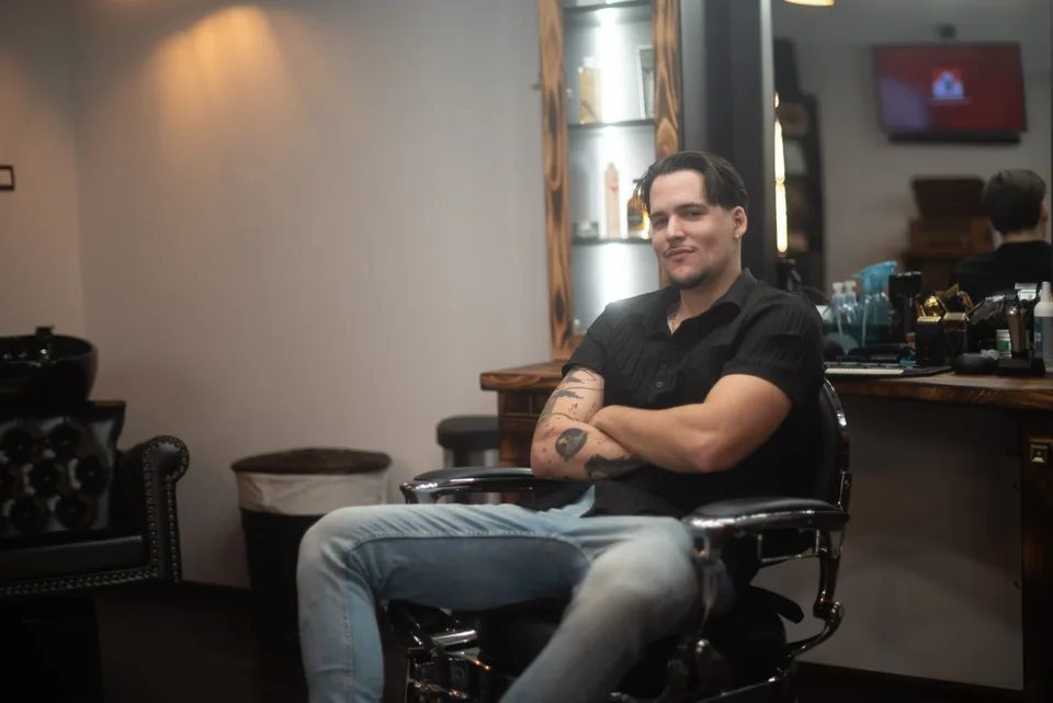 Pillanat a Geronimo’s Barber Shopból